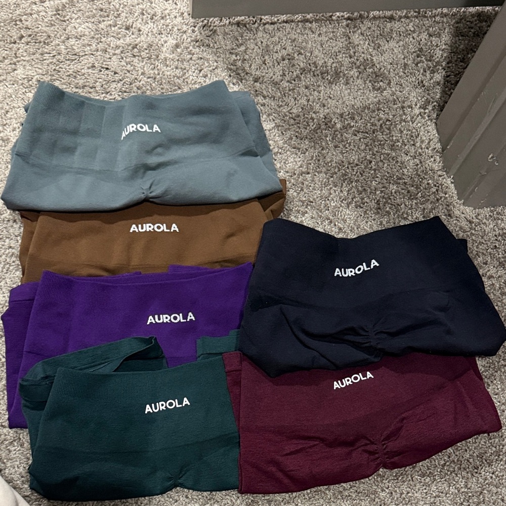 Aurola Women's Bike Shorts - Multicolor Set